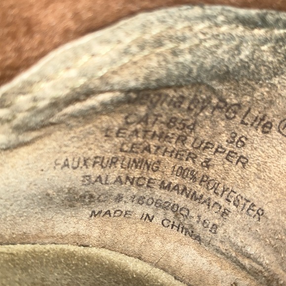 Alegria Caiti‎ Booties Womens Size 36 (US 5.5) Rose Embossed Bronze Leather - Picture 6 of 7